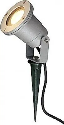 Produktbild von SLV NAUTILUS SPIKE Gartenstrahler 227418 GU10 IP65 m.Erdspiß + 1,5m Zultg, grau