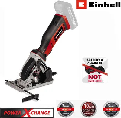 Produktbild von Einhell Akku-Mini-Handkreissäge TE-CS 18/89 Li - Solo ohne Akku und Ladegerät