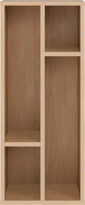 Produktbild von Forte ALICE SPRINGS Schrankeinsatz 30, modern-minimalistisch, 4 Fächer, Organisation, Holzwerkstoff, Elegancia Eiche Holzdekor, 30 cm breit x 72,1 cm hoch x 34,8 cm tief
