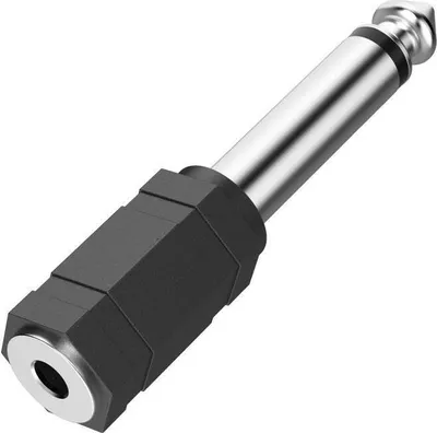 Immagine prodotto di Adattatore audio Hama, spina jack da 3,5 mm mono - spina jack da 6,3 mm mono