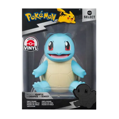 A Pokemon Squirtle Deluxe Vinyl Figure in its packaging.