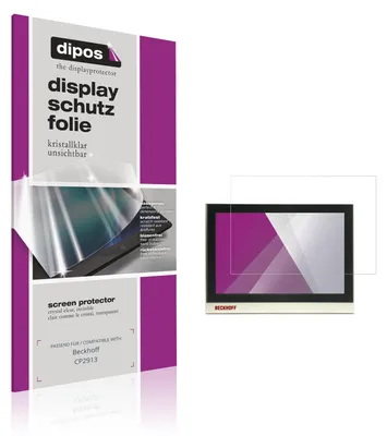 Obrázok produktu pre 2x ochranná fólia pre displej Beckhoff CP2913, priehľadná, fólia na ochranu displeja, dipos