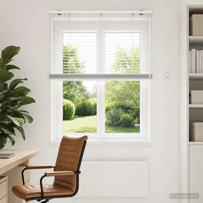 Zdjęcie produktu dla Żaluzja wenecka Biały 80 x 160 cm 35 mm