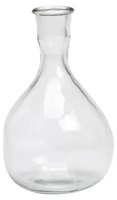 Productafbeelding van Vaas van glas transparant (B/H/D) 14x24x14cm