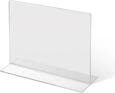 Produktbild von Showdown Displays Acrylaufsteller in T-Form DIN A6 quer