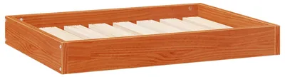 Obrázok produktu pre vidaXL Psie lôžko, voskovo hnedé, 72 x 54 x 9 cm, masívne borovicové drevo