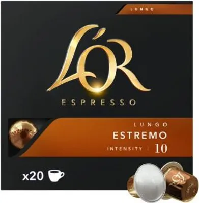 Produktbild von L'Or - Kaffeetassen L'or Espresso Lungo Estremo 20st | Sich ein 20 -Stück schnappen