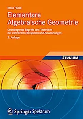 Obrázok produktu pre Elementare Algebraische Geometrie