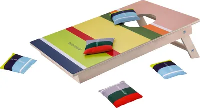 Produktbild von CORNHOLE Wurfspiel Set für Garten & Freizeit mit Aufstellfuß 50x35x5 cm