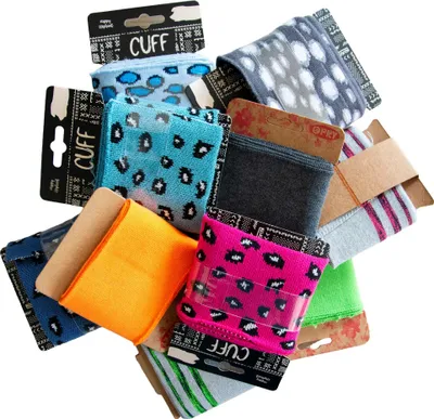 Produktbild von 10 x verschiedene Cuff Bündchen Strickbündchen elastisch Mixpaket