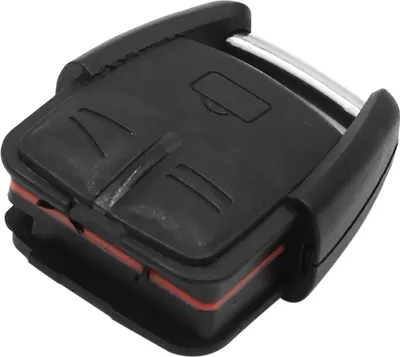 Produktbild von Schlüsselhülle Etui Schutzhülle 3-Tasten Schlüsselanhänger Fernbedienungshülle als Ersatz schwarz für Opel