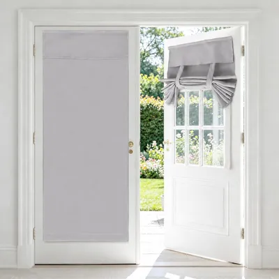 Blickdichtes Türvorhang 66x173 cm, selbstklebend, ohne Bohren