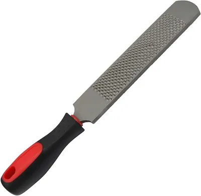 Produktbild von 12 Inch Horseshoe Trimming Tool with Rubber Handle for Repairing Animal Hoofs Goat Hoofs Cows Donkeys