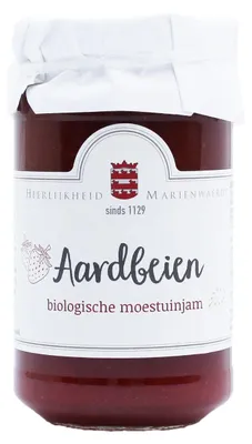 Immagine prodotto di Heerlijkheid Mariënwaerdt Organic Frawberry Jam 270g – Marmellata di fragole naturale biologica