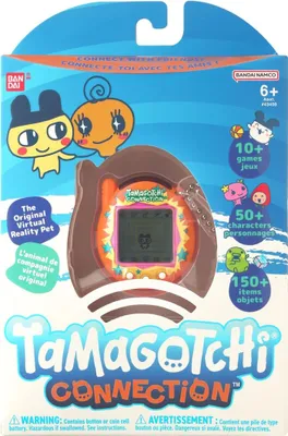 The image shows the packaging of a Tamagotchi Connection virtual pet toy.