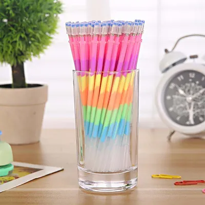 Produktbild von 10pcs farbenfroh 0,5 mm Gel Ink Stift Nachfüllungen Glitter School Schreiben Schreiben Schreibweise
