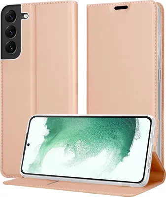 Produktbild von Cadorabo Handyhülle für Samsung Galaxy S22 PLUS Schutz Hülle in Rosa Cover Etui Book Case Booklet