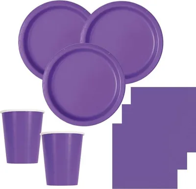 Produktbild von Wabenball Neon Violett 20,5 cm Durchmesser faltbar