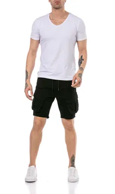 Produktbild von Red Bridge Herren Shorts Kurze Hose Cargo Sweat Shorts
