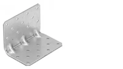 Produktbild von Winkel mit prol. KPK 4, 65x65x100x2,5 ZB - Packung mit 1