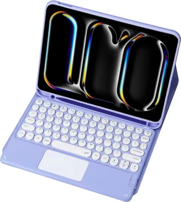 Obrázok produktu pre puzdro s Bluetooth klávesnicou a touchpadom pre iPad Pro 11 Gen5 (fialové)