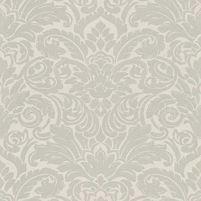 Produktbild von Profhome 305451-GU Barock Tapete Ornament matt silber creme 5,22 m2