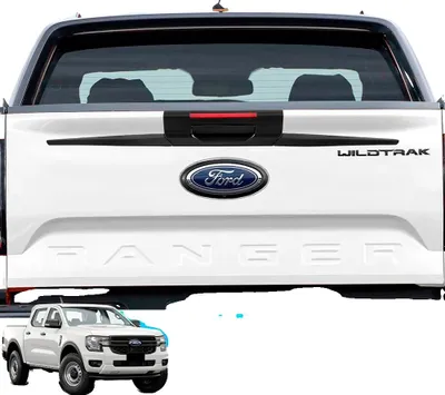 Immagine prodotto di Nero opaco, Materiale ABS, Compatibile con Ford Ranger 2023 2024, Copertura del portellone posteriore