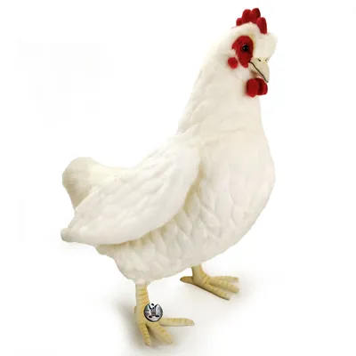 Produktbild von Huhn PREMIUM Plüschtier weiss Henne Glucke Vogel Dekotier 39 cm BLENDA