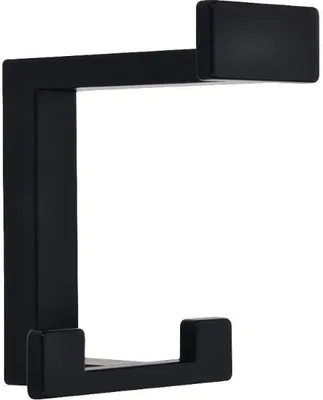 Produktbild von Siro Garderobenhaken Dylan L= 92 mm LA= 32 mm Schwarz matt
