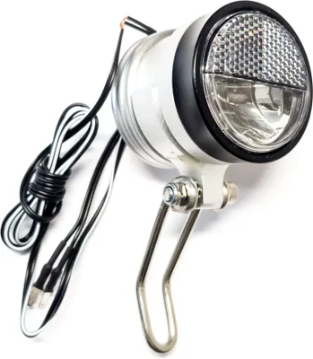 Produktbild von Fahrrad Alu Lampe LED Licht Front Scheinwerfer 30 Lux StVZO Secu Evolution