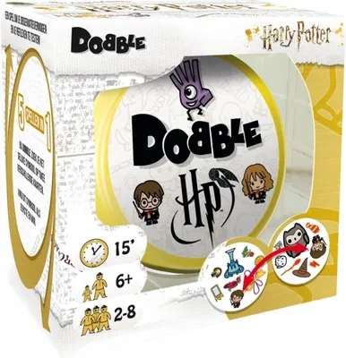 Produktbild von Asmodee Dobble Harry Potter, Kartenspiel, Matching, 6 Jahr(e), 15 min, Familienspiel
