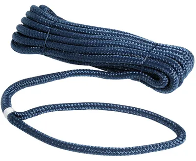 Imagen del producto de Cuerda de amarre azul marino de alta resistencia, con ojales reforzados, de 12 mm y 7 metros de longitud