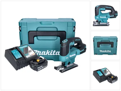 Image de Makita DJV184RF1J Scie sauteuse sans fil 18V Brushless + 1x Batterie 3,0Ah + Chargeur + Coffret Makpac