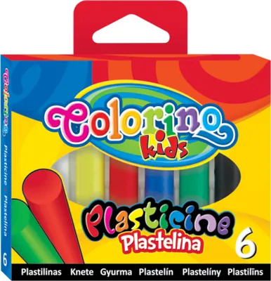Zdjęcie produktu dla Plastelina 6 kol. Colorino Kids 13871