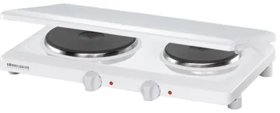 Productafbeelding van Rommelsbacher dubbele kookplaat Thl 2597/A, met afdekking. Vermogen: 2500 watt