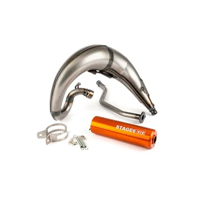 Immagine prodotto di Marmitta Stage6 Streetrace Cnc Arancio Montaggio Alto Minarelli Am6