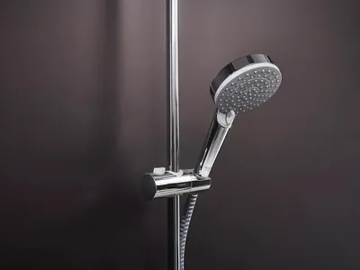Image de Douchette à main 100 Vario EcoSmart Chrome - HANSGROHE - 26340000