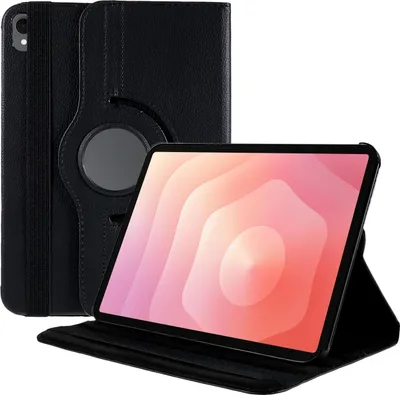 Image de Cazy Housse pour Tablette compatible avec Samsung Galaxy Tab S11 - Housse Rotative 360° - Noir