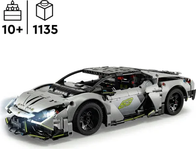 Produktbild von LEGO Technic Lamborghini Revuelto Supersportwagen Spielzeug – ferngesteuertes Automodell mit Lichtfunktionen, Lenkung und wiederaufladbarem Akku-Hub – Geschenk für Jungen ab 10 Jahren – 42214