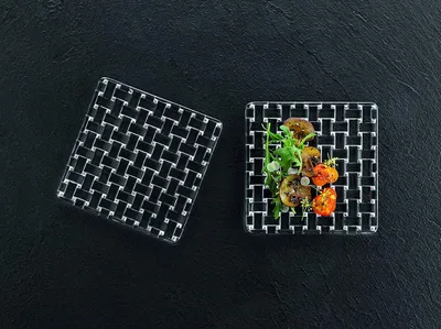 Obrázek produktu pro Nachtmann výhodná sada 2 x 2 sklenice/ks čtvercový talíř 4197/14cm Bossa Nova 101907 a dárek + příspěvek