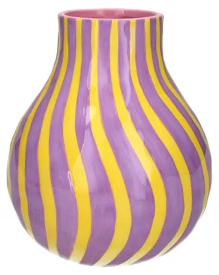 Zdjęcie produktu dla Artisan, wazon, wysokość 19,6 cm, fioletowy/żółty