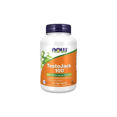 Produktbild von TestoJack 100™ 120 Veg-Kapseln Now Foods