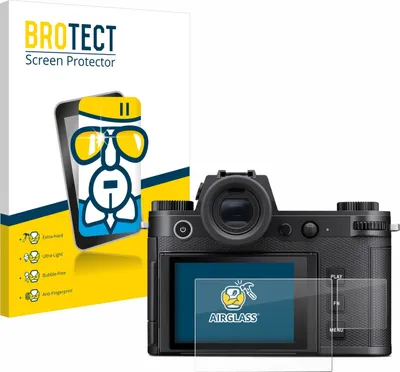 Produktbild von BROTECT Schutzglas für Leica SL3 / SL3-S (Display + Schulterdisplay) Schutzfolie Panzer Folie Glas Display Schutz klar