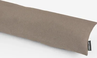 Produktbild von SCHÖNER LEBEN. Zugluftstopper Polyestereffekte Glamour uni natur gold Auswahl 110cm Länge