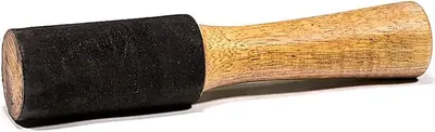Obrázek produktu pro Pěvnická mísa Hůlka Černý semiš -- sada 2 ks - ±110 G; ±20 x 4 cm
