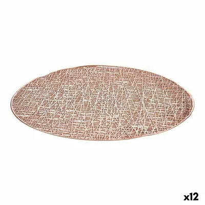 Produktbild von Untersetzer Rosa Kunststoff (Ø 38 cm) (12 Stück)
