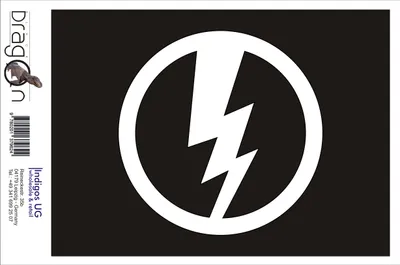 Produktbild von Aufkleber / Autoaufkleber - JDM / Die cut / Auto / OEM - Blitz Strom - 110x110 mm gelb - Heckscheibe / Heckscheibenaufkleber
