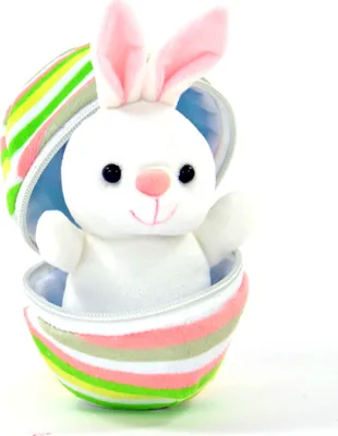 Produktbild von Kögler Plüsch im Ei Mini-Hase Hanna Plüschhäschen Kuscheltier 13 cm Neu