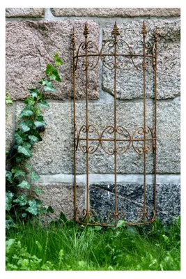 Produktbild von Rankgitter aus Metall, Rankhilfe, Wandrankgerüst, Höhe: ca. 120 cm