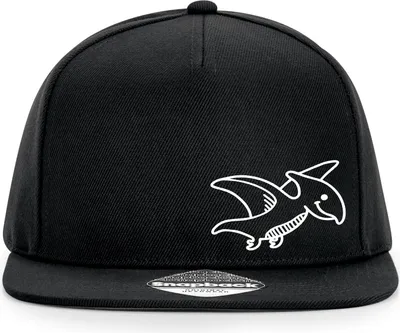 Produktbild von Huuraa Cappy Mütze Pteranodon Dinosaurier Black Polyester Snapback Kappe Geschenkidee